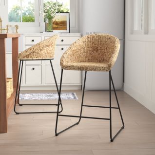 Counter Stool with Metal Frame 