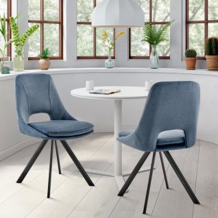 Fabric Chair  Metal Frame Living Room Dining Chairs